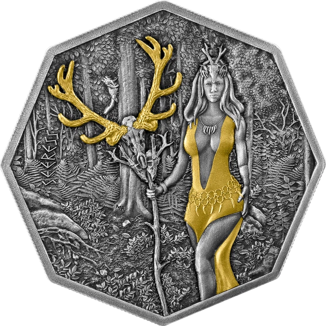 Germania 2023 5Mark Witchcraft Seeress Ritual 1 oz silber Münze