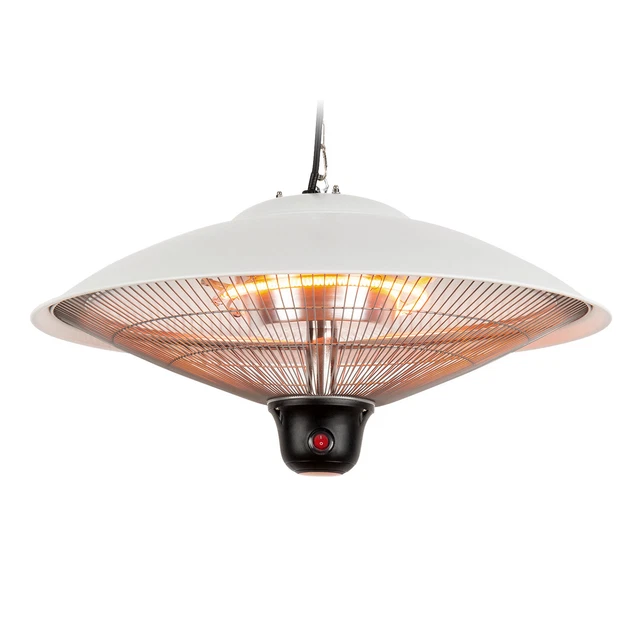 Deckenheizstrahler Infrarot Heizstrahler Terrasse Lampe 2000´W elektrisch Weiß