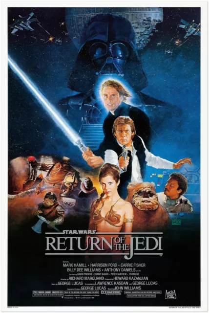Return of the Jedi - Episode 6 - Star Wars Movie Poster - Version #1