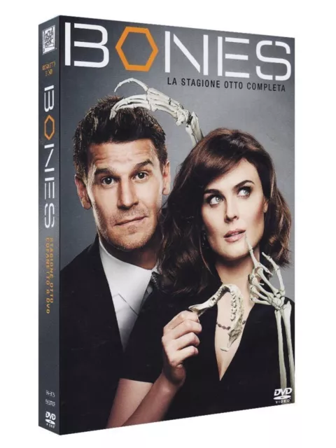 COFANETTO DVD - BONES STAGIONE 8 SERIE TV (6 DVD) - Nuovo!!