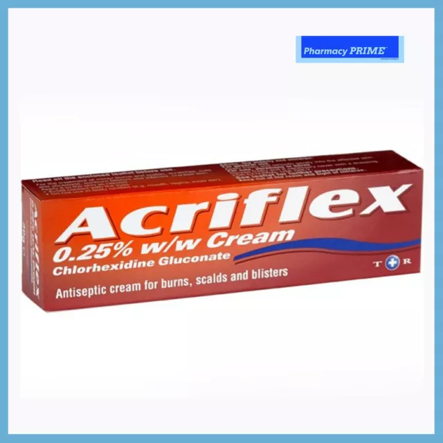 Acriflex Antiseptic Burns Cream 30g