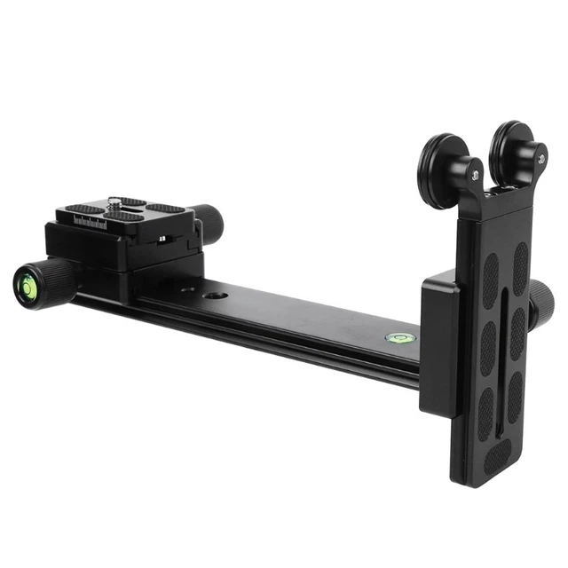 L-200 Telephoto Lens Support Bracket Long-Focus Holder with 1/4&3/8 Screw Thread