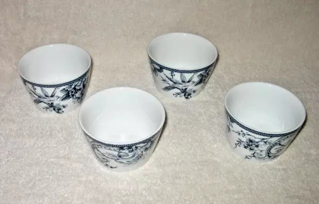 222 Fifth - Adelaide Blue - Set Of 4 (Four) Individual Appetizer Soup Bowls 2