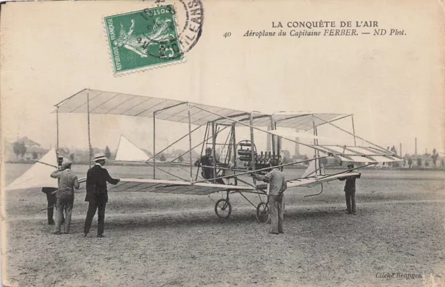 LA CONQUETE DE L'AIR - Aéroplane du Capitaine Ferber 73341