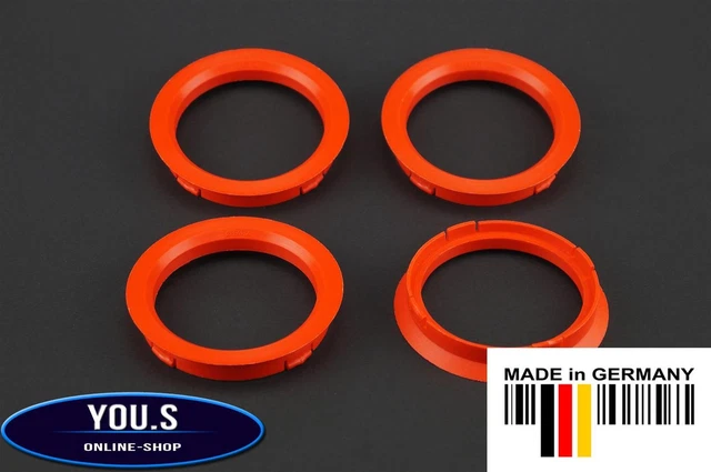 4x Zentrierringe 74,1 Auf 58,1mm - Für Alfa Romeo Und Mehr