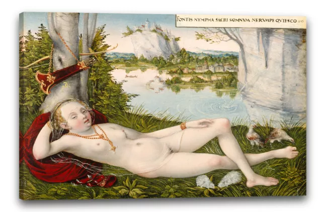 Kunstdruck Lucas Cranach der Jüngere - Nymphe des Frühlings