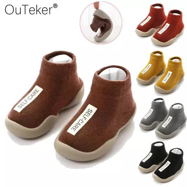 Pantofole antiscivolo bambina bambini bambini scarpe di cotone inverno caldo