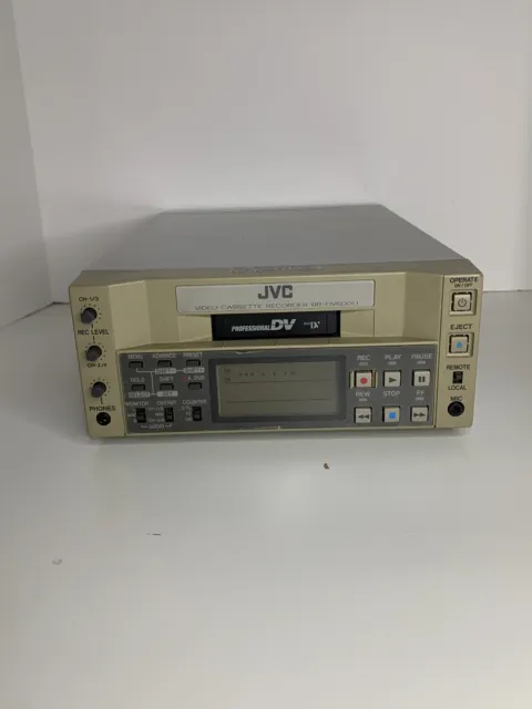 RARE JVC BR-DV600U Video Cassette Recorder/Player As Is