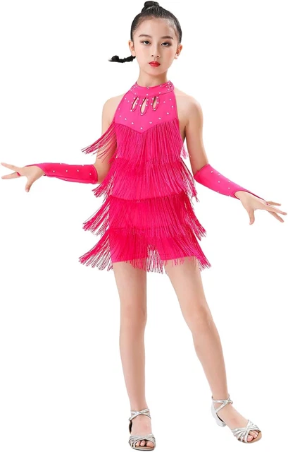 Abito Da Ballo Latino Con Nappa - Per Samba, Rumba, Salsa