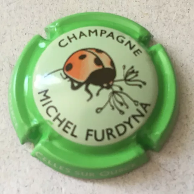 Capsule de champagne FURDYNA Michel (44g. Contour vert fluo)