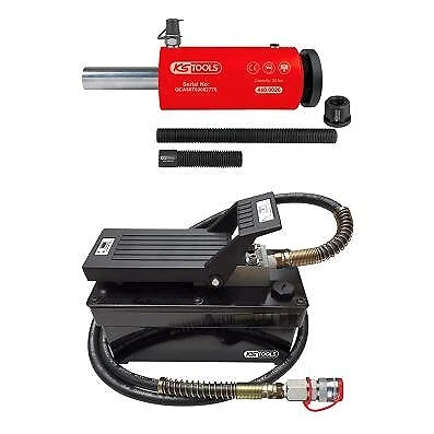 KS TOOLS Unità Idraulica 32t, con Pompa Aria-Idraulica, 9pz