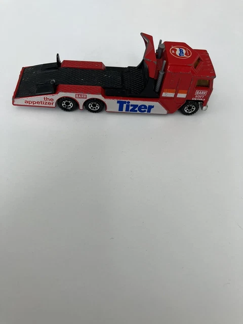 Matchbox kenworth cabover racing transporter on sale