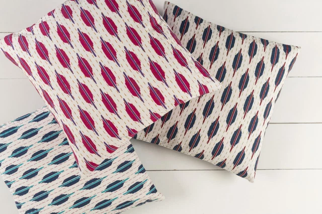 Surya Kantha 22" x 22" Large Square Pillow Cover KTH005-2222