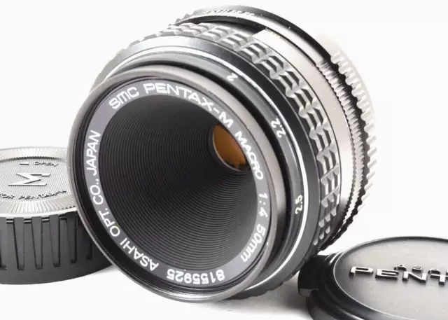 PENTAX SMC PENTAX-M MACRO 50mm F/4 MF Lens K Mount From JAPAN [Exc++] #A0042
