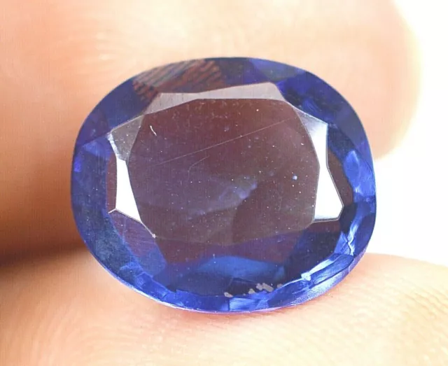 VVS Natural Kashmiri Blue Sapphire 4.65Ct Oval Cut Certified Loose Gemstone R218 3