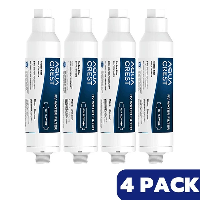 AQUA CREST RV Filter, RV Inline Hose Water Filter,Garden and Camper