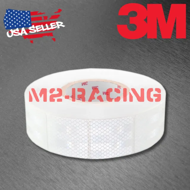 3M Diamond Grade White Conspicuity Tape 2" x 2" CE Approved Reflective Safety