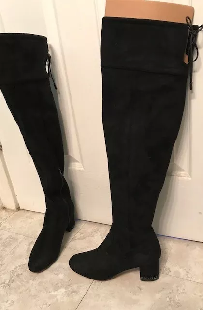 MICHAEL MICHAEL KORS Jamie Mid Boot Stretch Suede OTK US 7.5M Black 99.99 PicClick