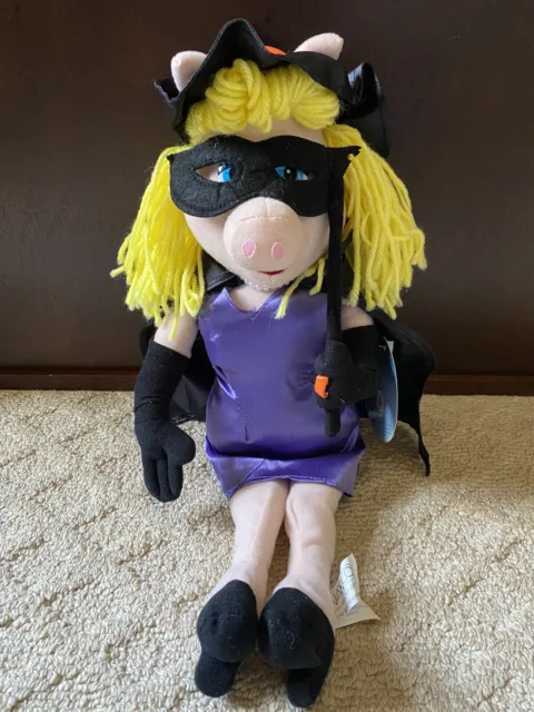 Miss Piggy Plush Nanco Doll masquerade Muppets NWT NEW