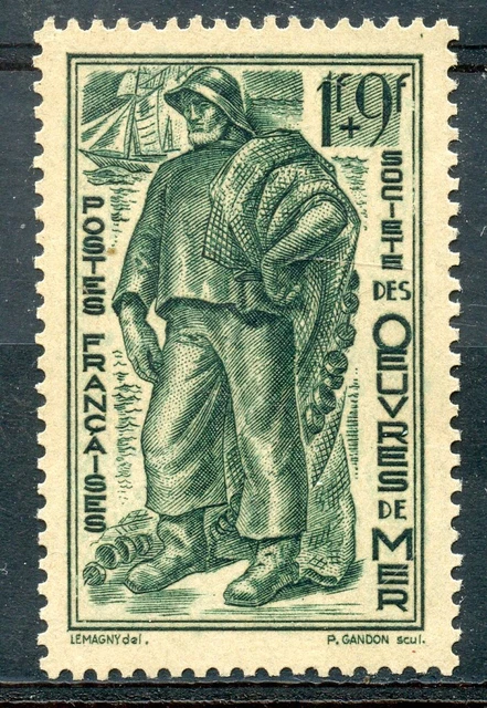 Normandie timbre de France N°300 neuf