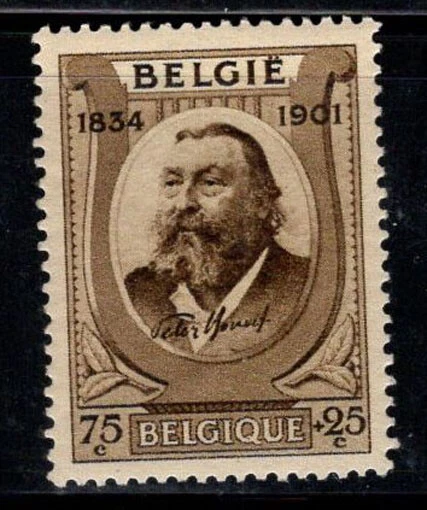 Belgique 1934 Mi. 377 Neuf * MH 80% 75 C, Benoit