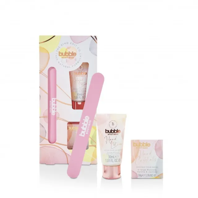 The Kind Edit Co. Bubble Boutique Hand Care Gift Set 30Ml Hand Lotion + 50G Hand