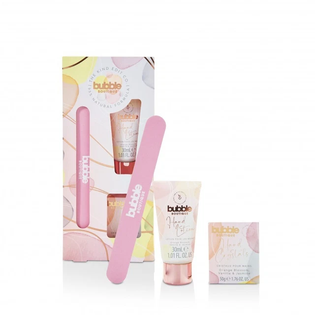 The Kind Edit Co. Bubble Boutique Hand Care Gift Set 30Ml Hand Lotion + 50G Hand