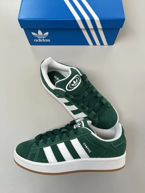 ADIDAS CAMPUS 00S verde scuro bianco nuvola | taglia UK 6 nuovo