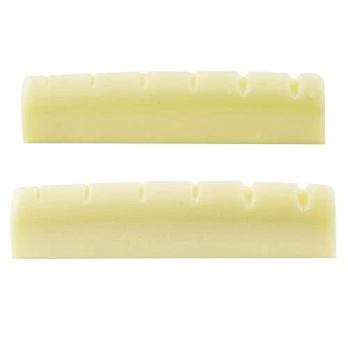 Musiclily Pro Plastique de résine d'urée Pré-entaillé 43mm Sillet de Tête Sty...