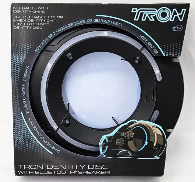 Disney Parks Tron Lightcycle Run Opening Day Identity Disc Bluetooth Speaker NEW