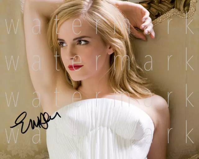 Emma Watson sexy hot signed 8x10 inch print photo poster autograph RP