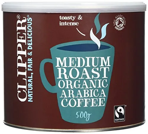 Clipper Teas Organic Medium Roast Arabica Coffee 500g