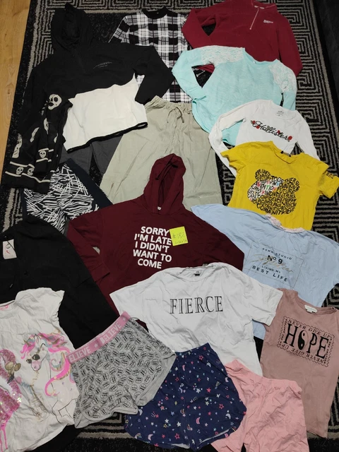 #182-XXL Enorme pacchetto di vestiti per ragazze 11-12 anni GEORGE NEXT H&M ZARA HOLLISTER RE