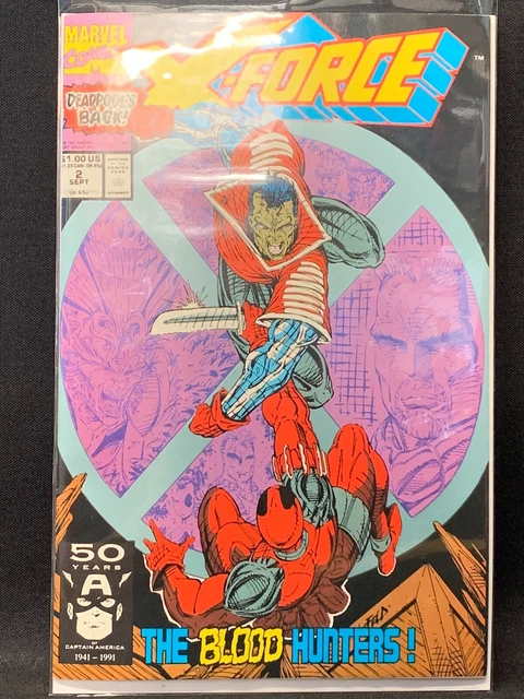 X-Force: The Blood Hunters! Deadpool Sept. 1991, Vol. 1, No. 2, NM
