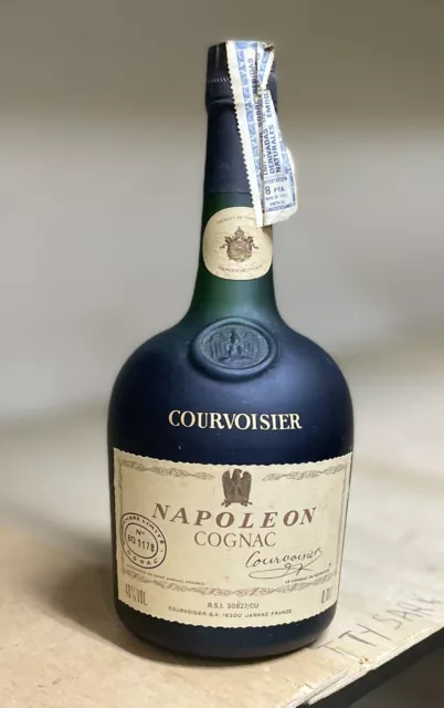 COURVOISIER NAPOLEÓN NOMBRE LÍMITE Nº MT 1840 COGNAC AÑOS 60 40