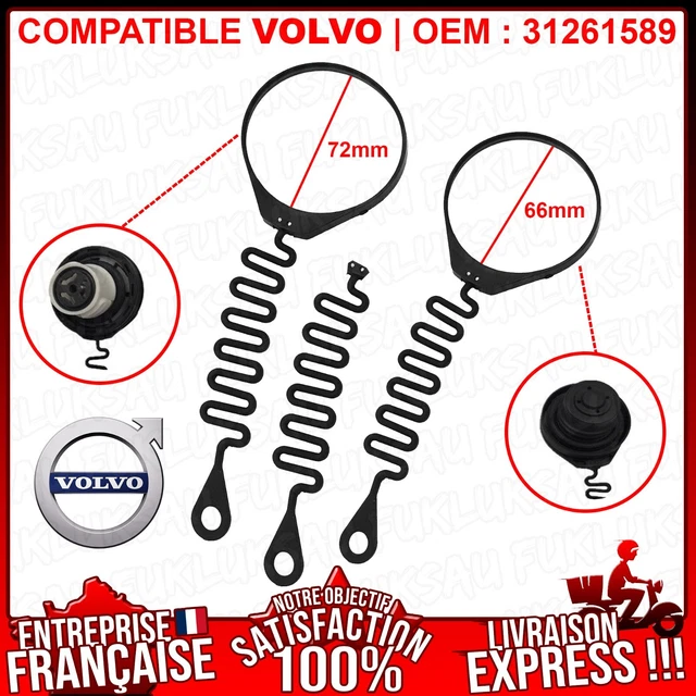 Cordon De Maintien Pour Bouchon De Réservoir - Compatible VW, Audi, Skoda, Seat - Réf. BCRVW13