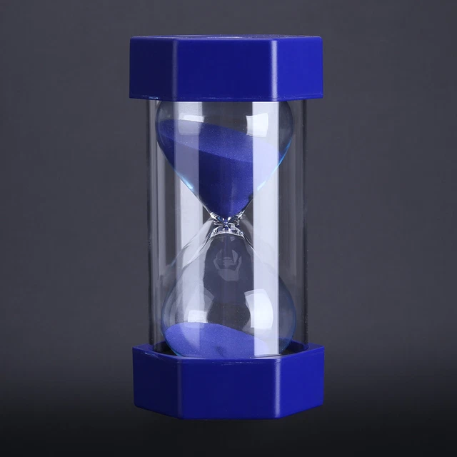 Colorful Sand Glass Hourglass 3/10/20/30/60 Minutes Timer Clock Home Office EZ