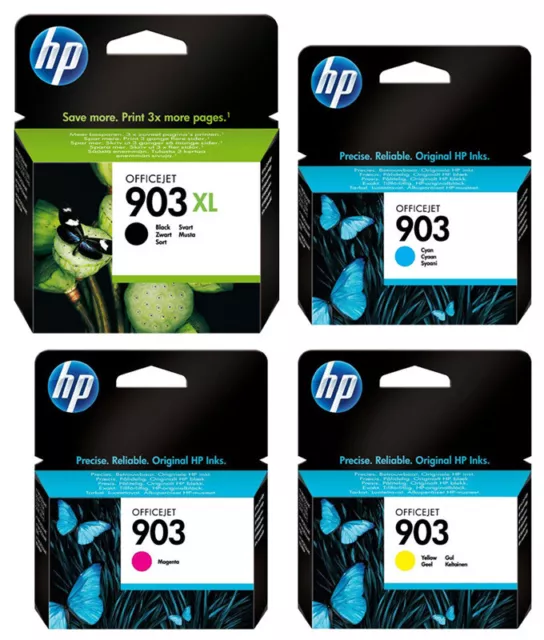 HP 903XL ORIGINALI pack 4 colori nero cia mag gia OfficeJet 6900, 6950 Pro  6868