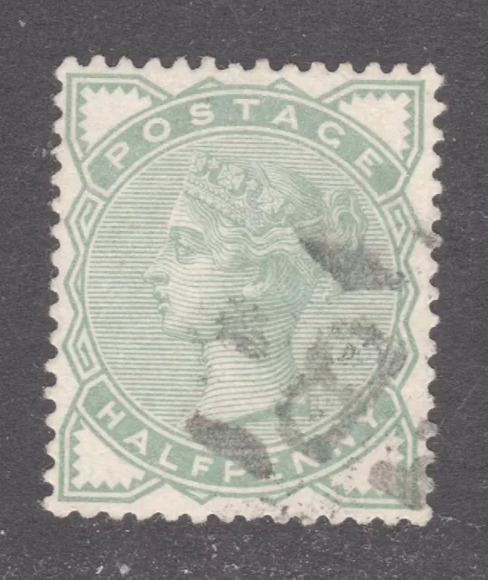 GR BRIT STAMP #78 — 1/2p VICTORIA -- DEEP GREEN  -- 1880 -- USED