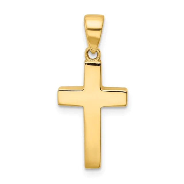 REAL 14KT YELLOW Gold Cross Pendant $148.68 - PicClick