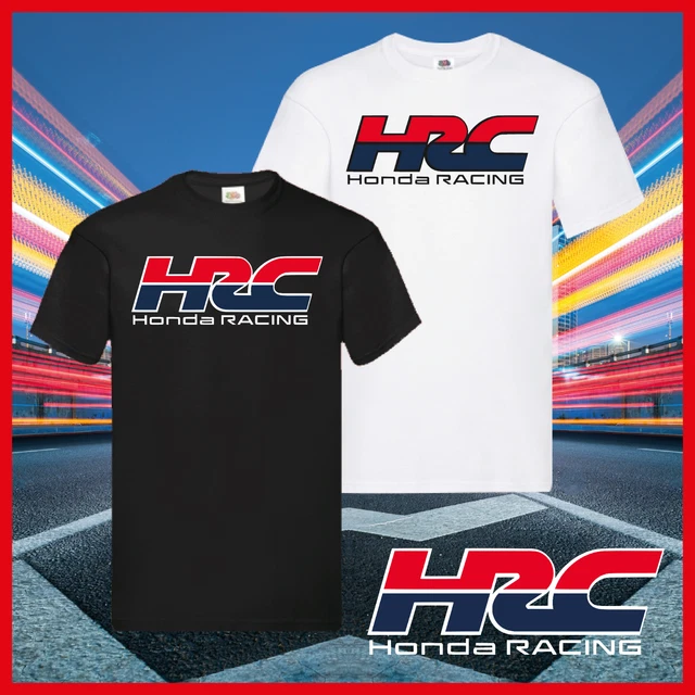 Maglietta T-Shirt Honda HRC - Manica corta-100% cotone-Grafica personalizzabile