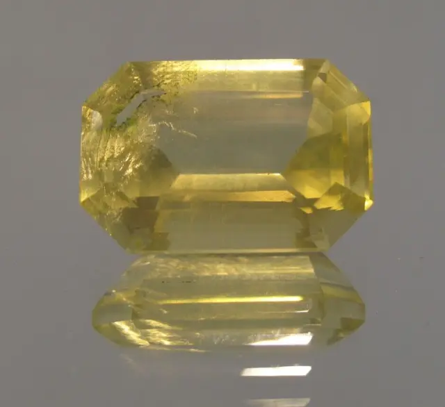 Citron jaune naturel/Quartz Ouro Verde, pierres précieuses en vrac, taille...