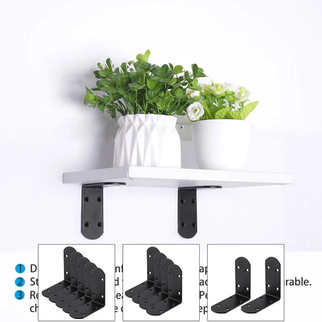 Connettore angolare rettangolare morsetto + viti acciaio inox per sedia libreria