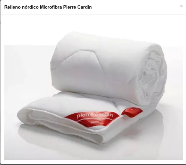 Relleno Nórdico Microfibra de PIERRE CARDIN,para Cama de 90, 135 ,150 y 180