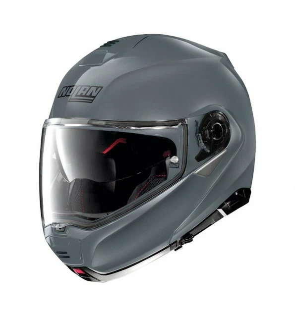 Casco NOLAN N100-5 Classic N-Com Metal White