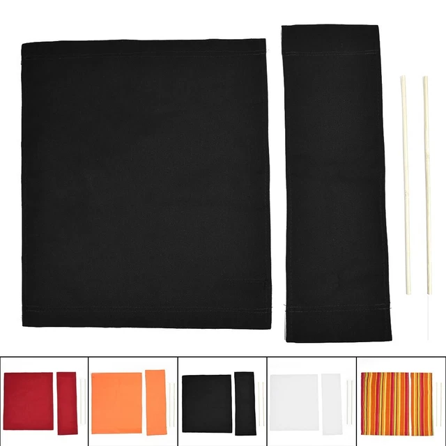 thumbnail interactive-video image 1 of Replacement Canvas Seat Cover Set For Outdoor Garden Director's Chairs (21x11) 1 of 6