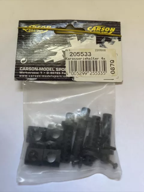 Carson 205533 Set Di Montaggio Buggy  Monster Truck Nitro 1/8 Kit Body Support