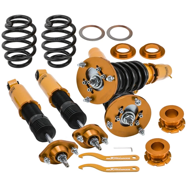 Adjustable 24- Way Suspension Coilovers Absorber Struts For BMW E46 3 Series new