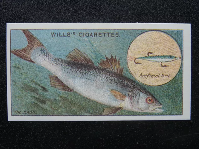 No.35 THE BASS - Fish & Bait REPRO of W.D. & H.O. Wills Ltd 1910