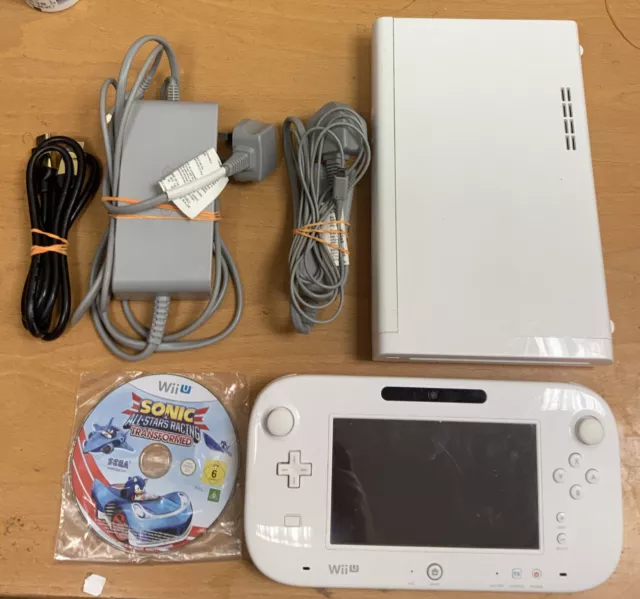 Nintendo Wii U 8gb Basic Bundle Cor Branco Desbloqueado - Escorrega o Preço